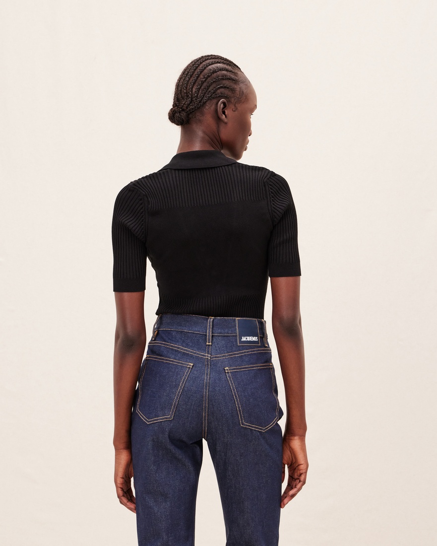 ★JACQUEMUS★ Le Body Yauco Bodysuit Black 211KN1092040990 2 Black Le Papier 'Le Body Yauco' Bodysuit by JACQUEMUS on Sale