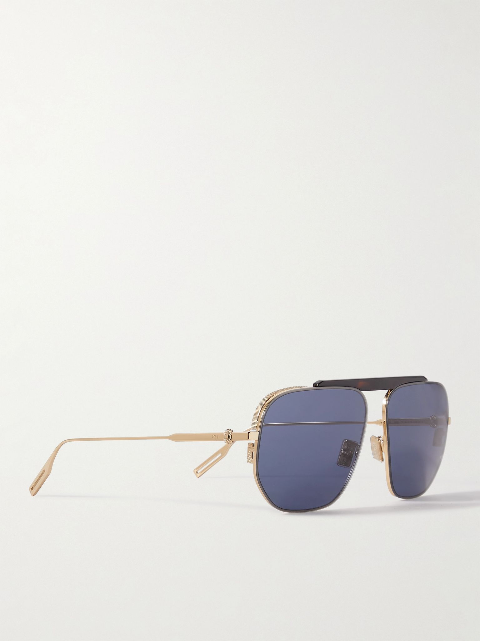 NeoDior NU Aviator-Style Tortoiseshell Acetate and Gold-Tone Sunglasses Tortoiseshell - 3