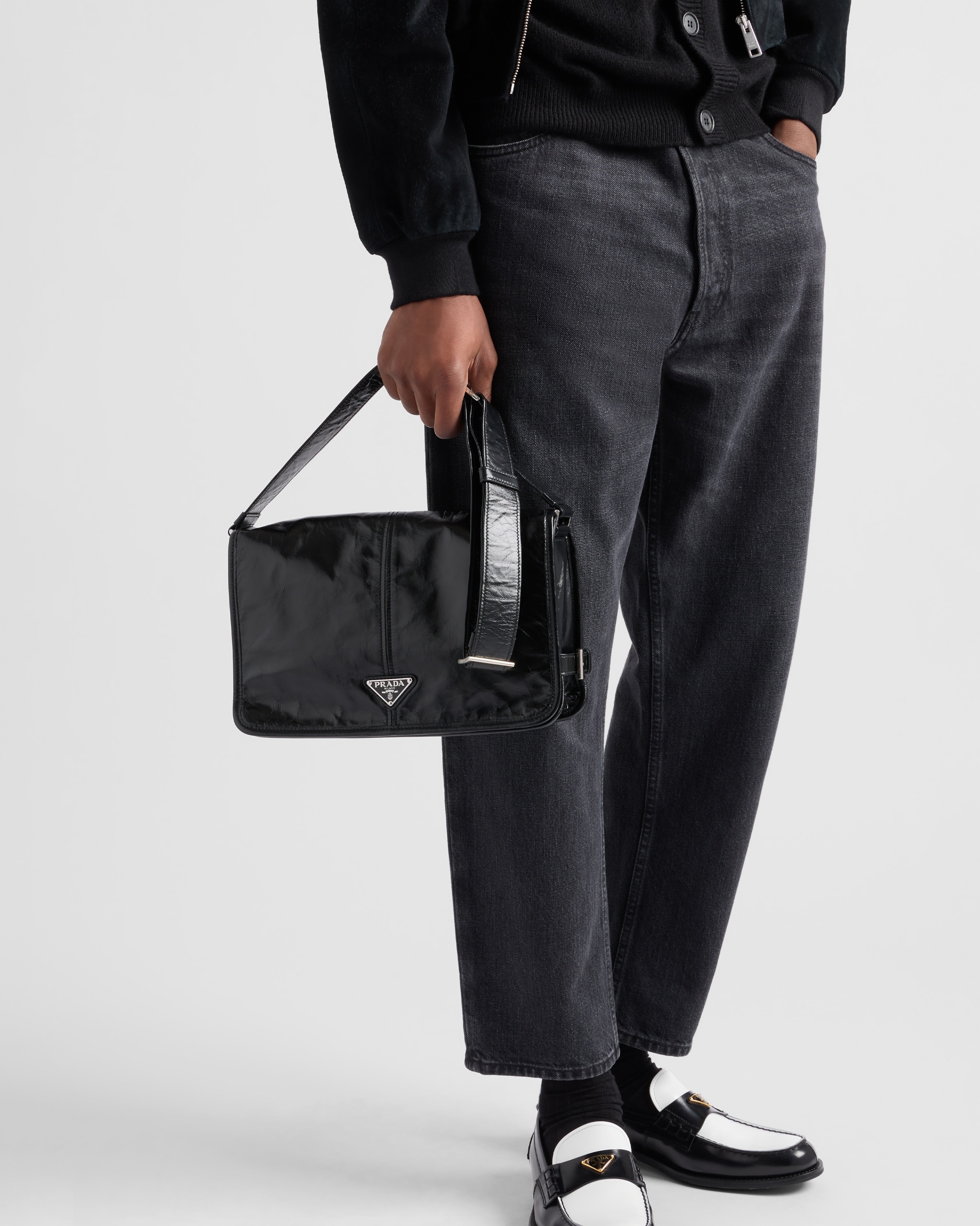 Leather shoulder bag - 7