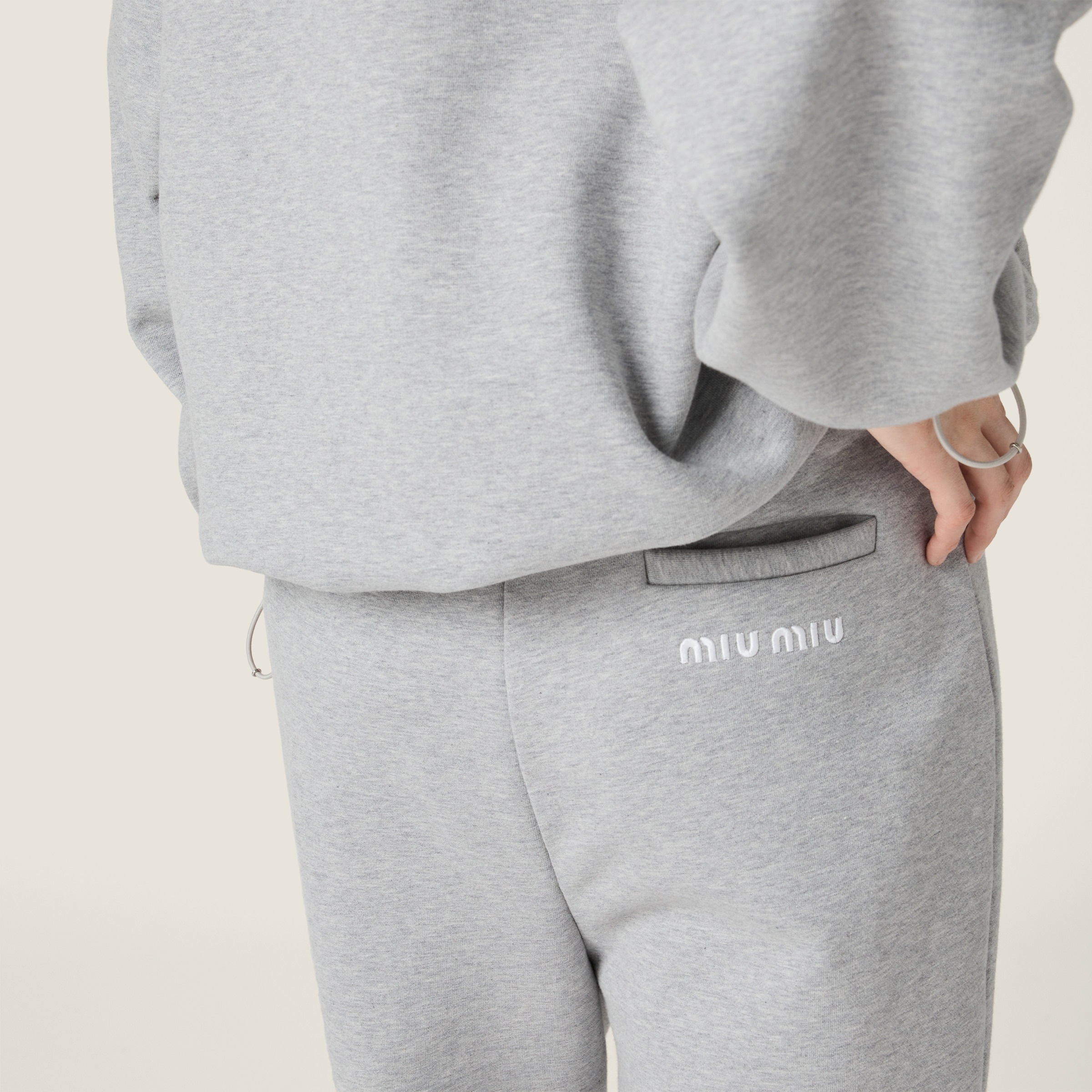 Cotton fleece pants - 4