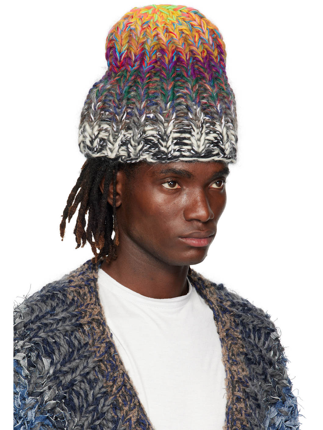 Multicolor Nº65 Degradé Knittedhat II Beanie - 2