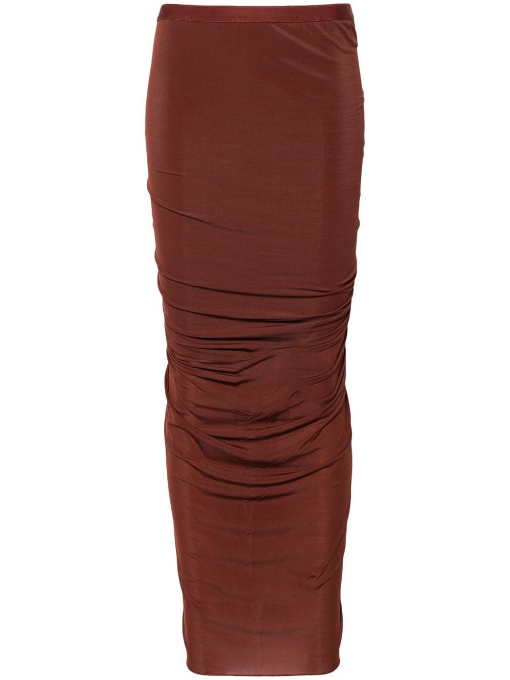 Shrimp ruched midi skirt - 1