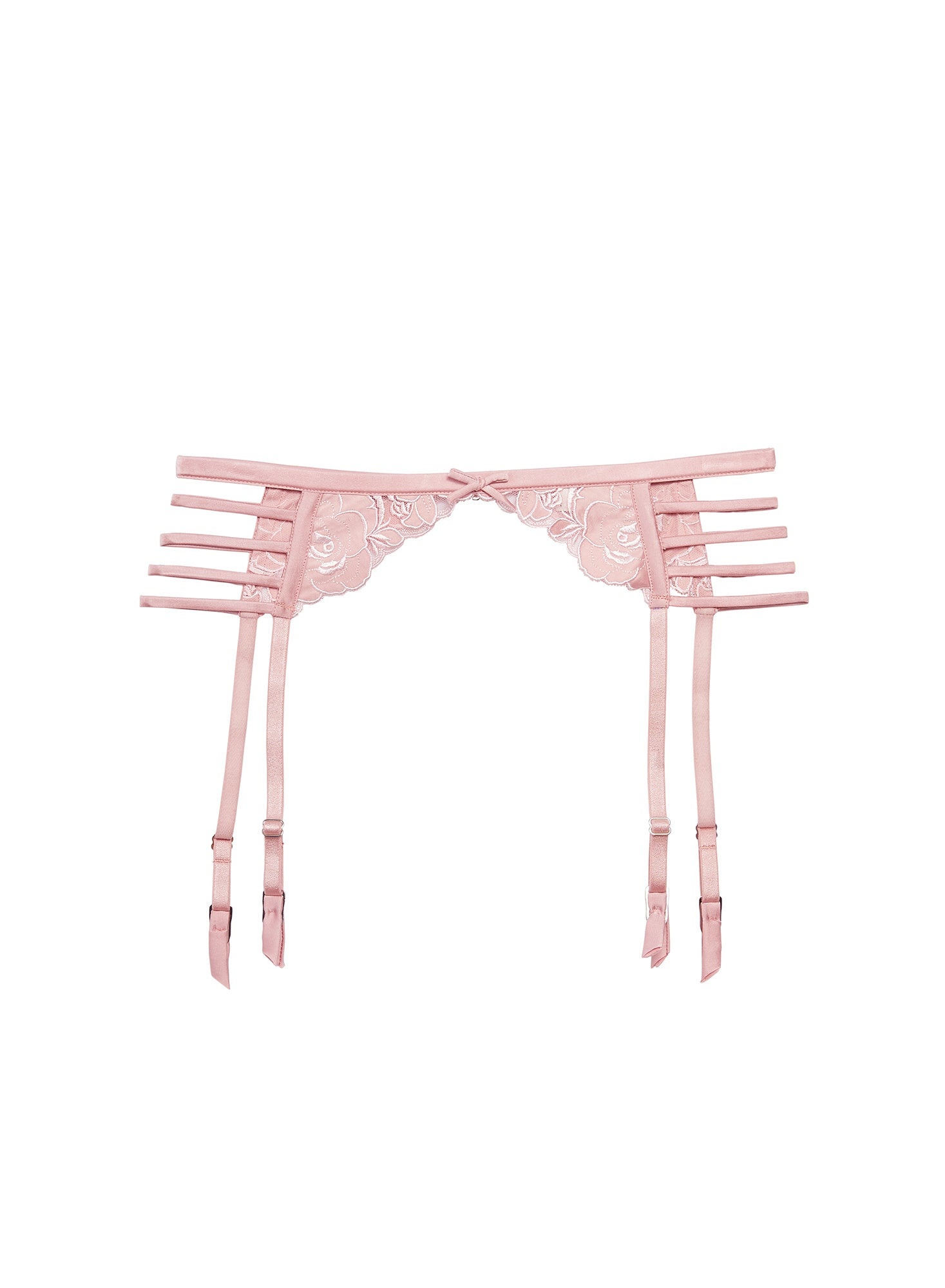 Rose Logo Embroidery Garter Belt - 1