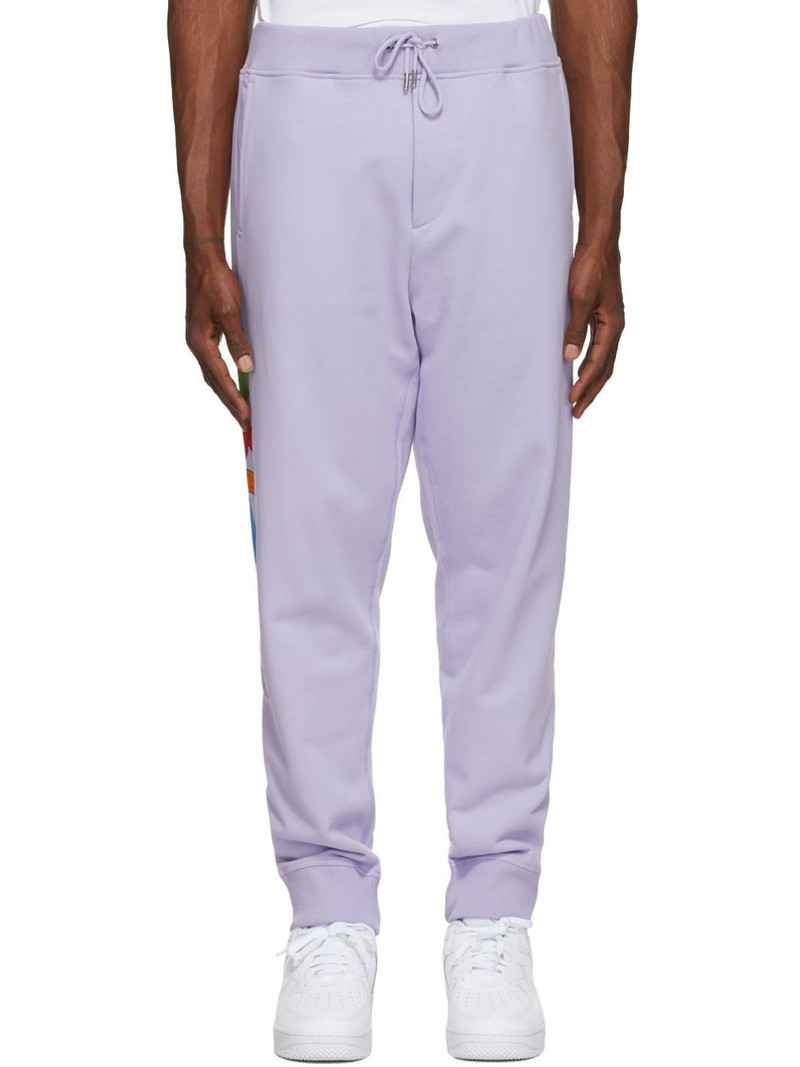Purple 3D Jogger Lounge Pants 1