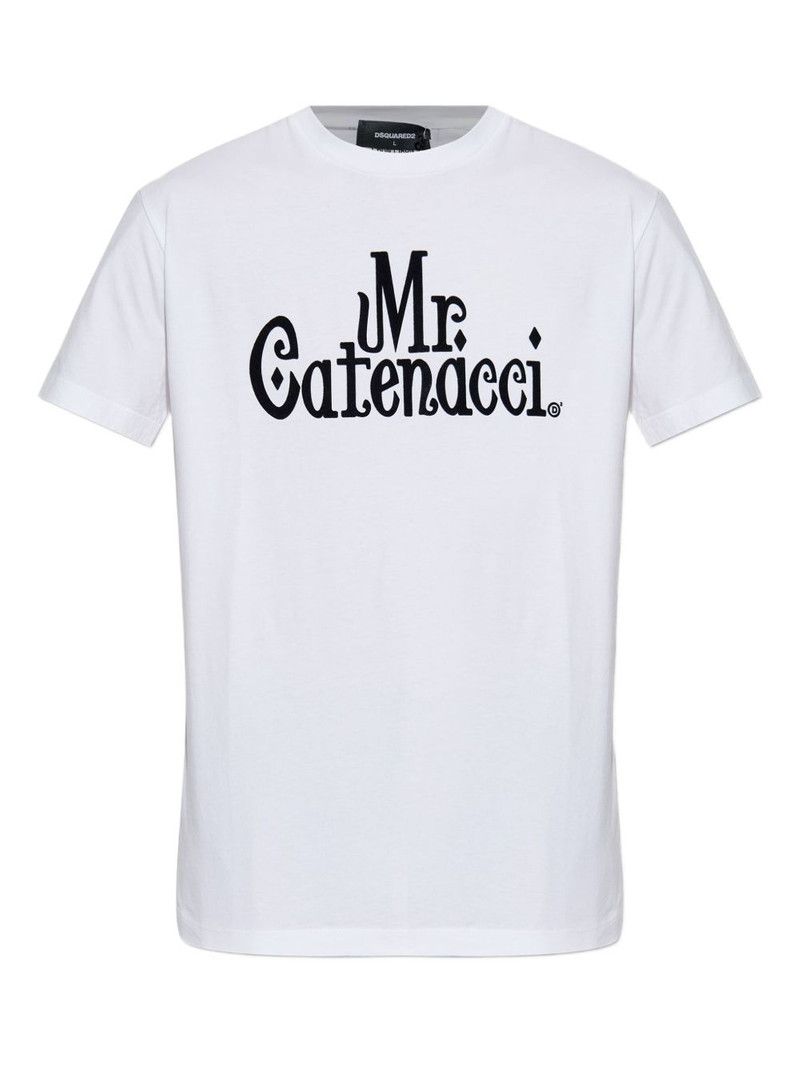 text-print T-shirt 1