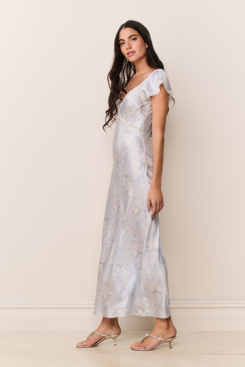 Eline Silk Floral Maxi Dress 4