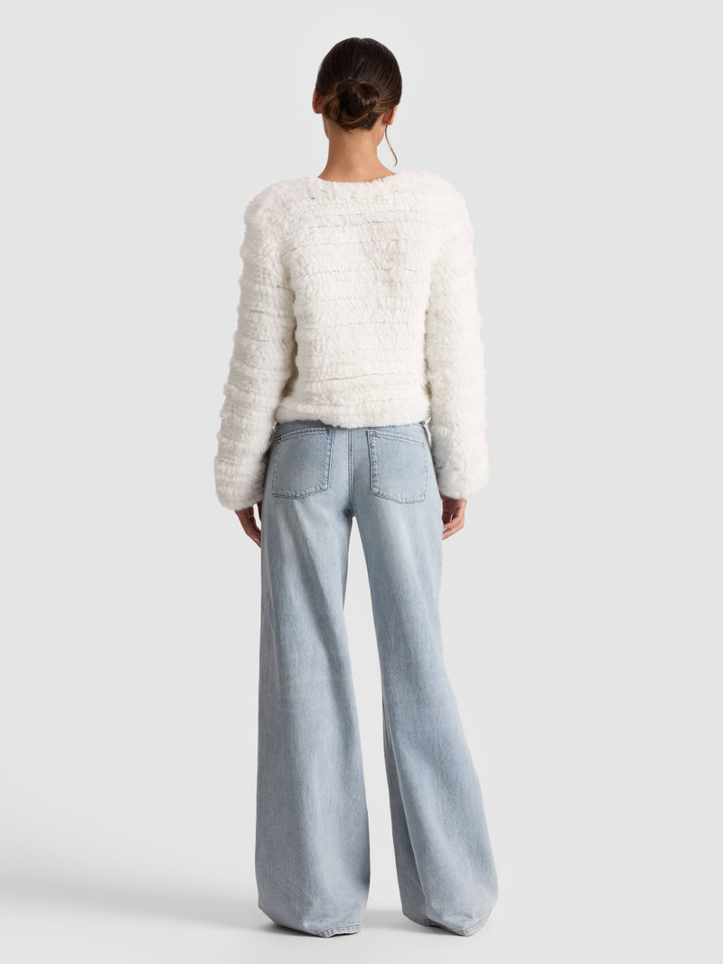 Alice + Olivia FAWN FAUX FUR JACKET outlook