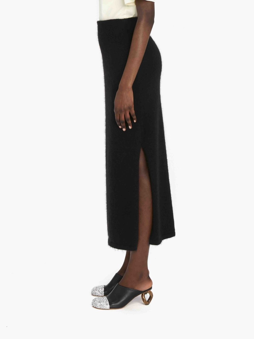 SIDE SLIT TUBE SKIRT - 5