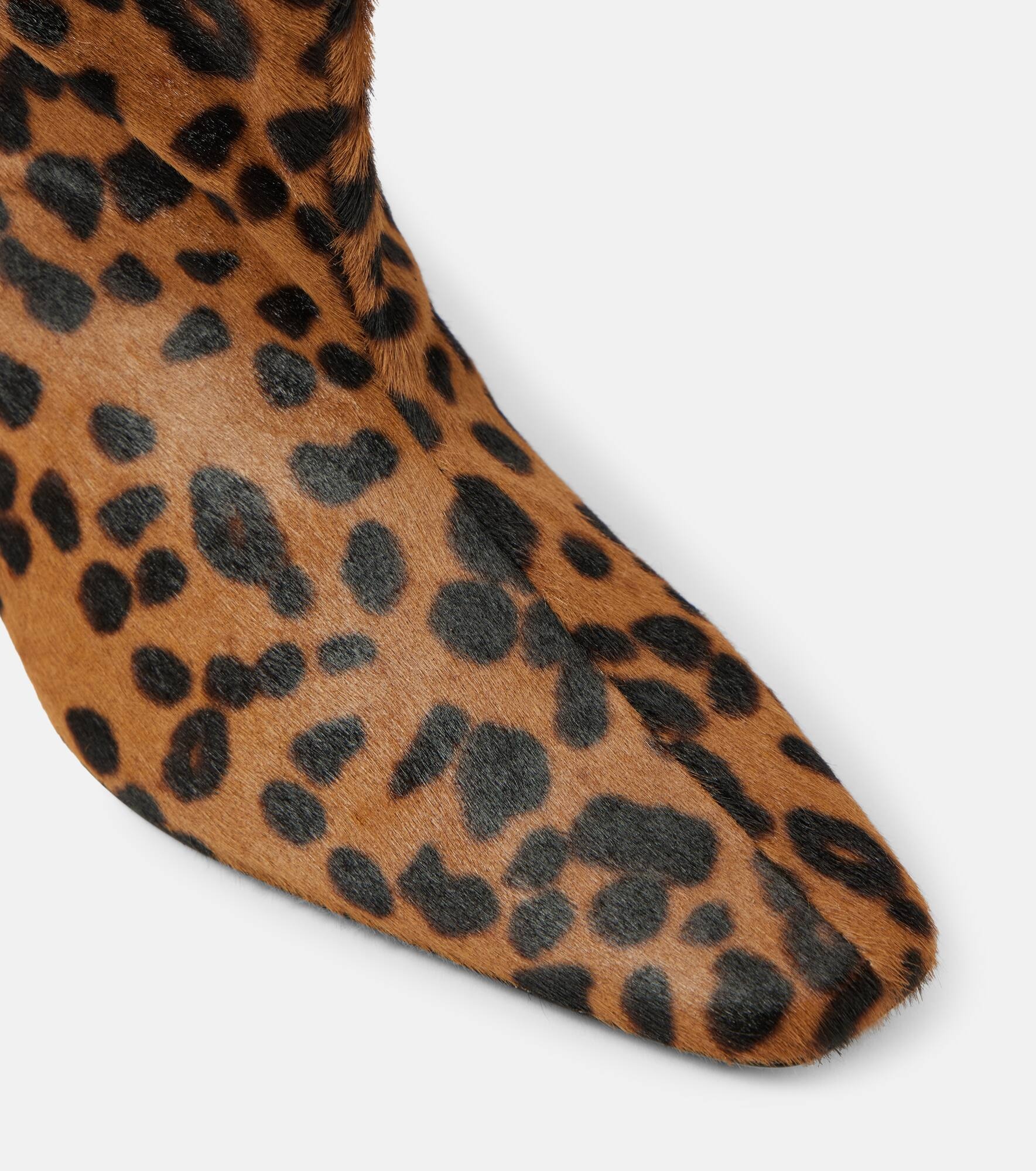 Wide Shaft calf hair knee-high boots - 6