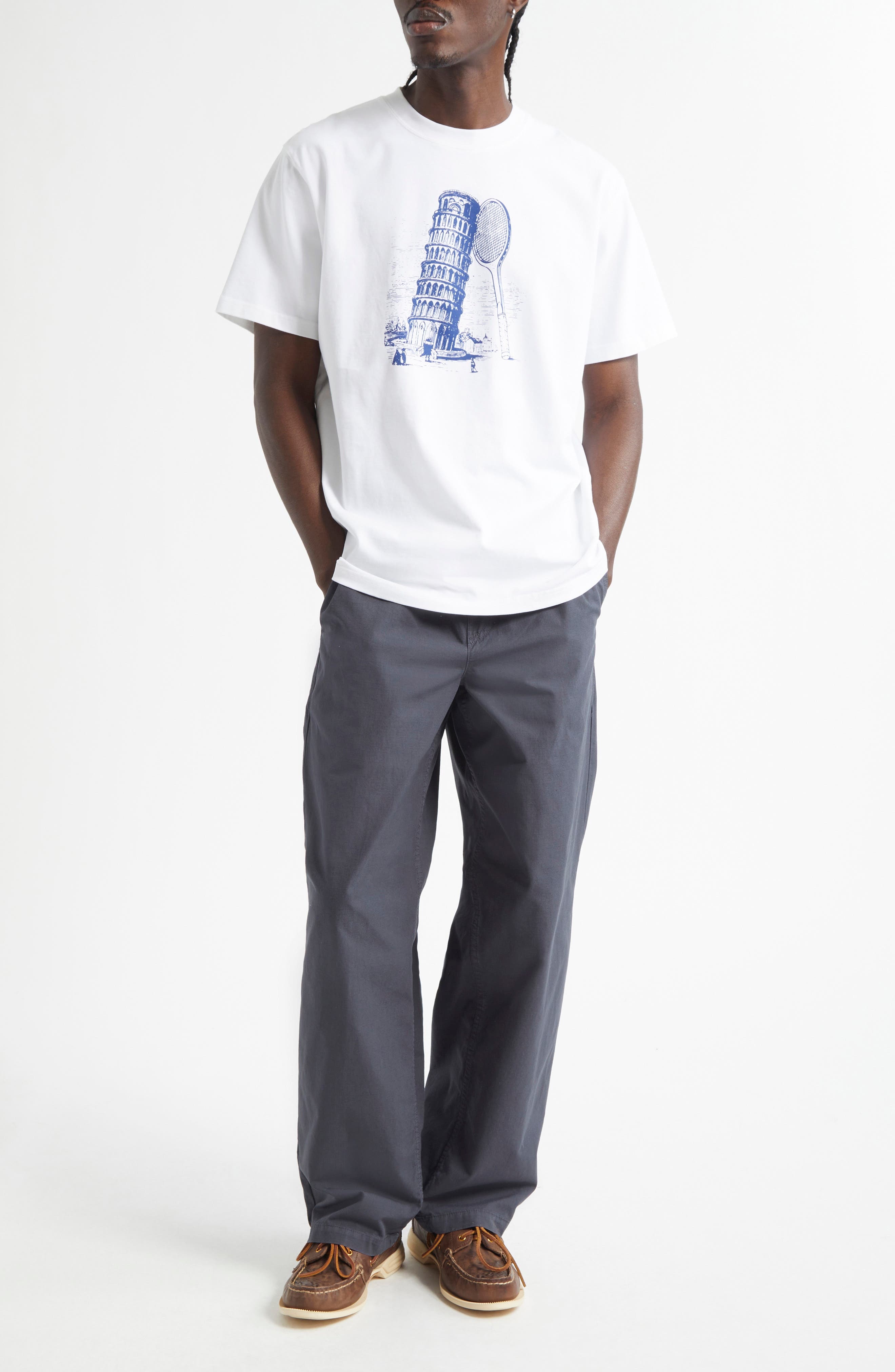 PALMES Towers Graphic T-Shirt in White at Nordstrom - 2