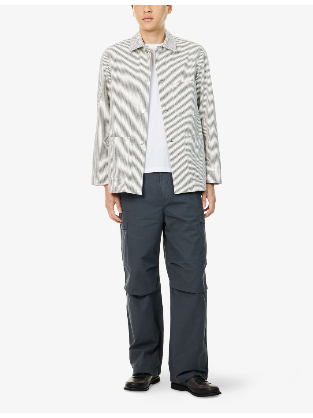 Ripstop Straight-Leg Cotton Cargo Trousers - 2