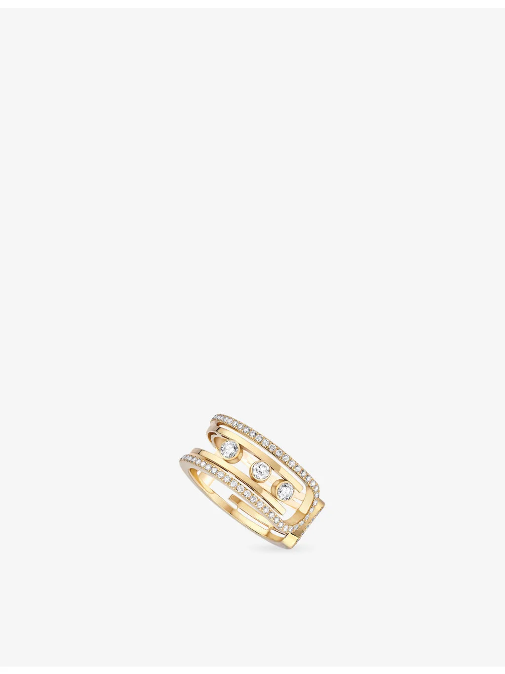 Move 10th 18ct Gold And 0.79ct Diamond Ring - 1