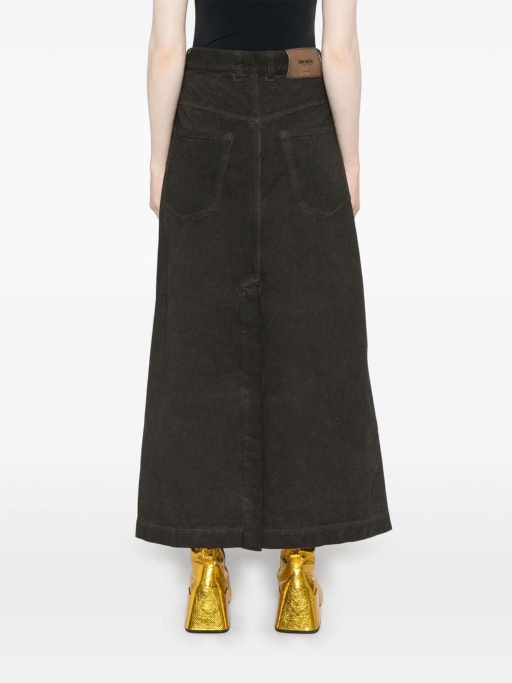 cotton midi skirt - 4