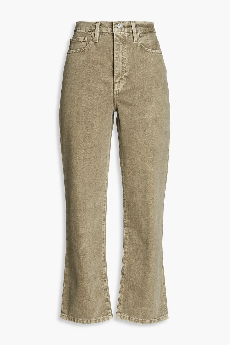 Le Jane cropped high-rise straight-leg jeans - 1