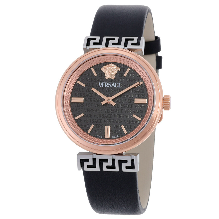 Versace Mythos Quartz Black Dial Ladies Watch VETCA0224 - 1