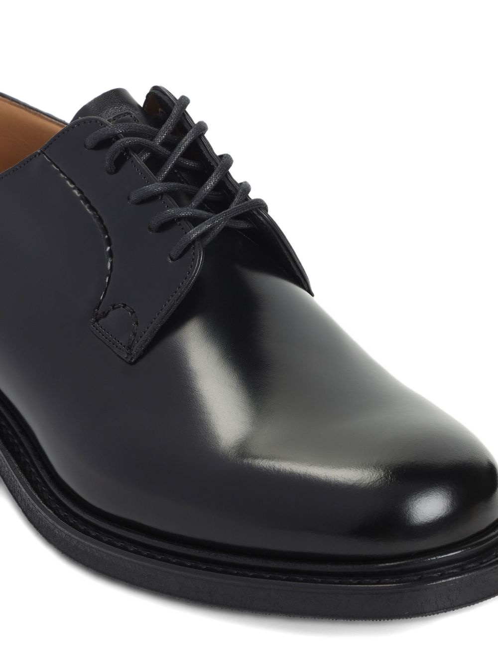 leather derby shoes - 4