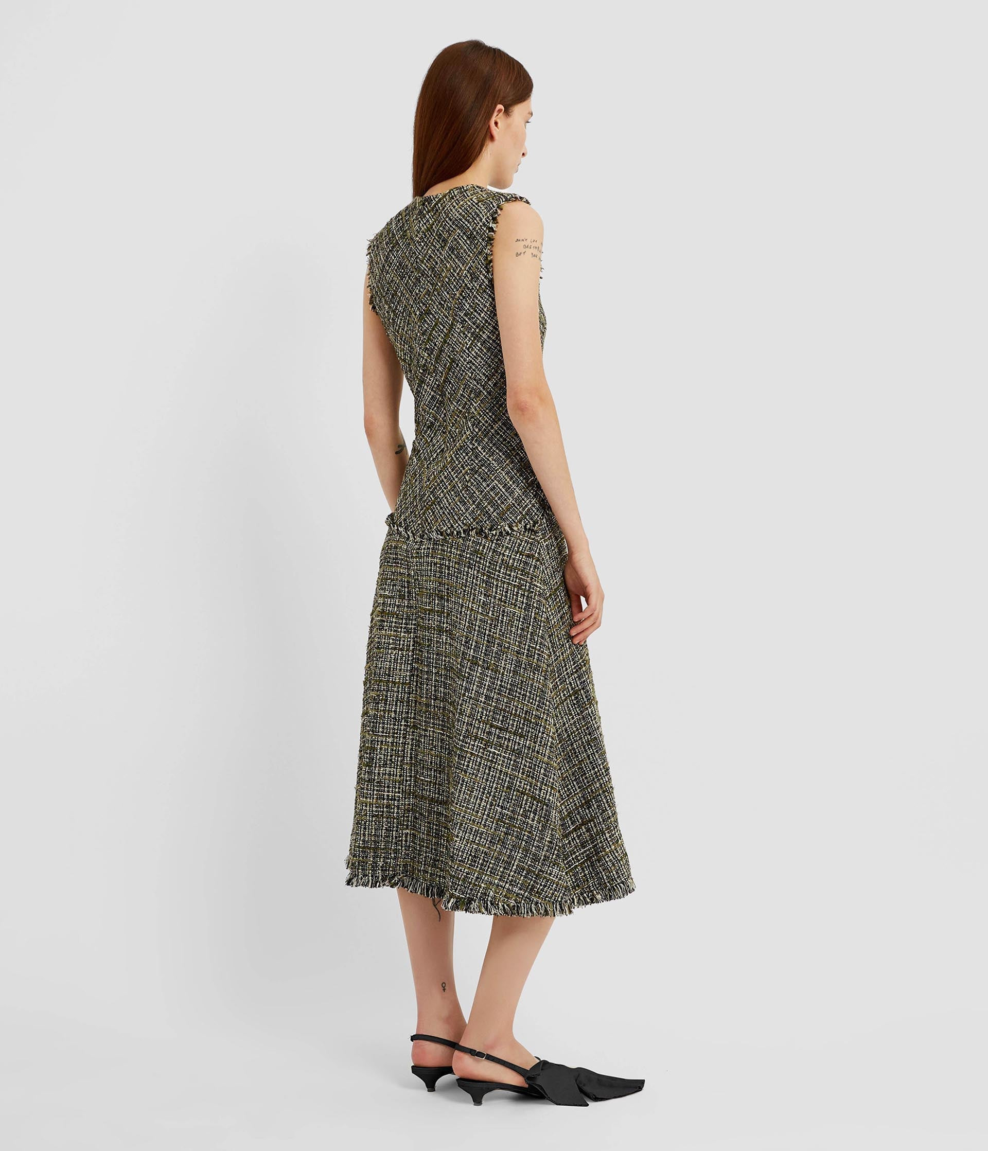 SLEEVELESS MIDI DRESS - 3
