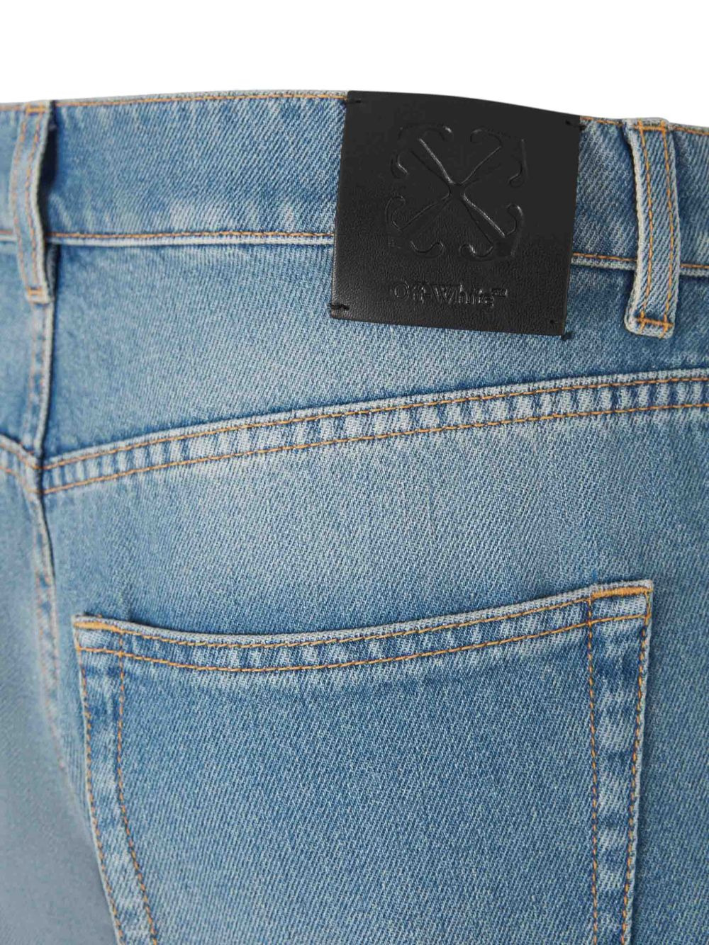 logo-embroidered cargo jeans - 6