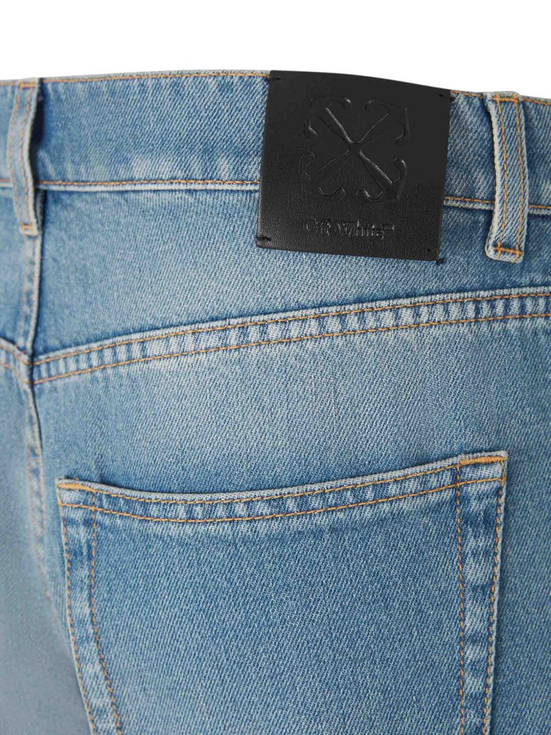 logo-embroidered cargo jeans 6