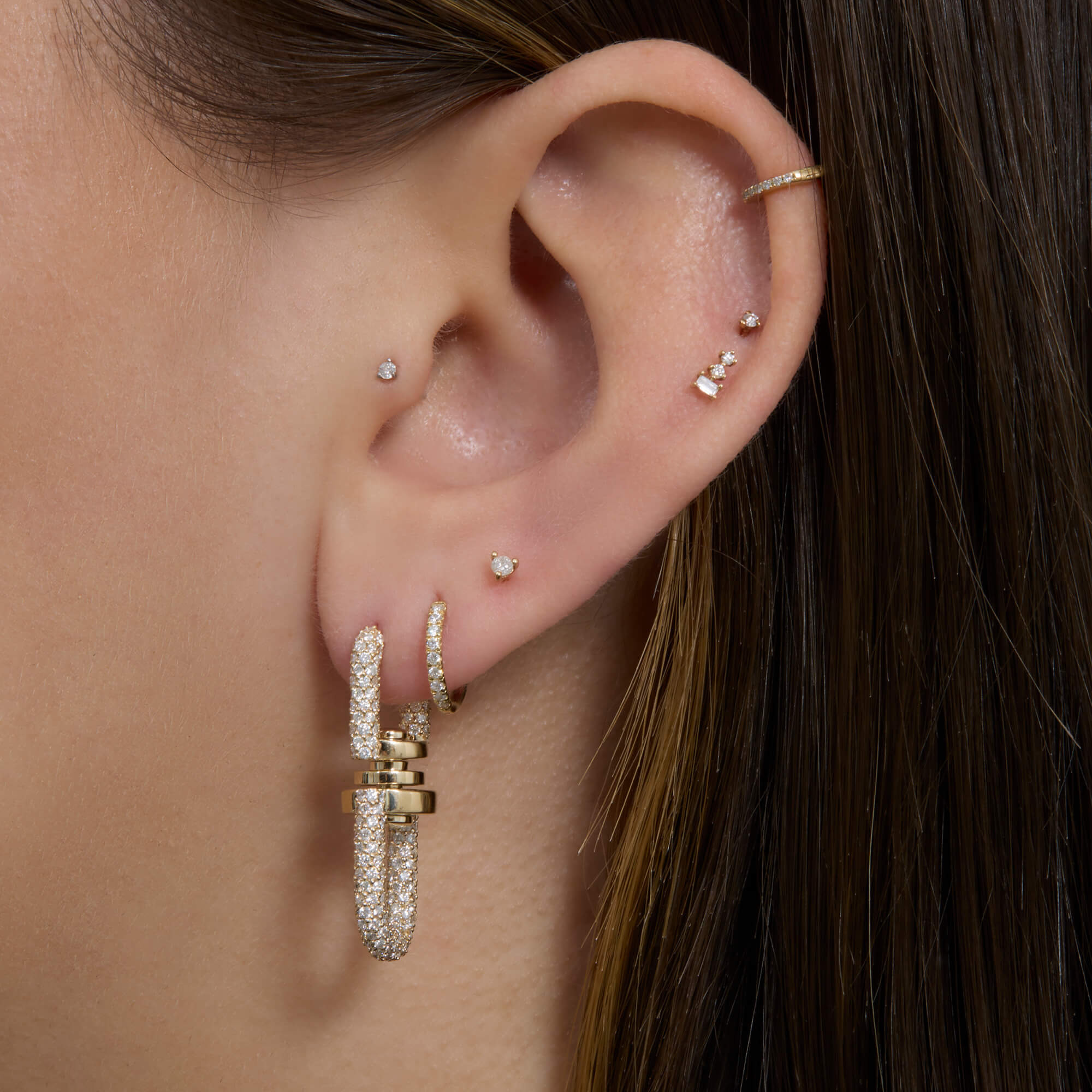 Starboard Diamond Earrings - 5