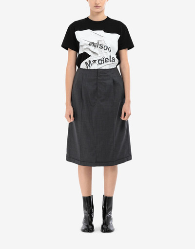 Maison Margiela Nomadic flannel skirt outlook