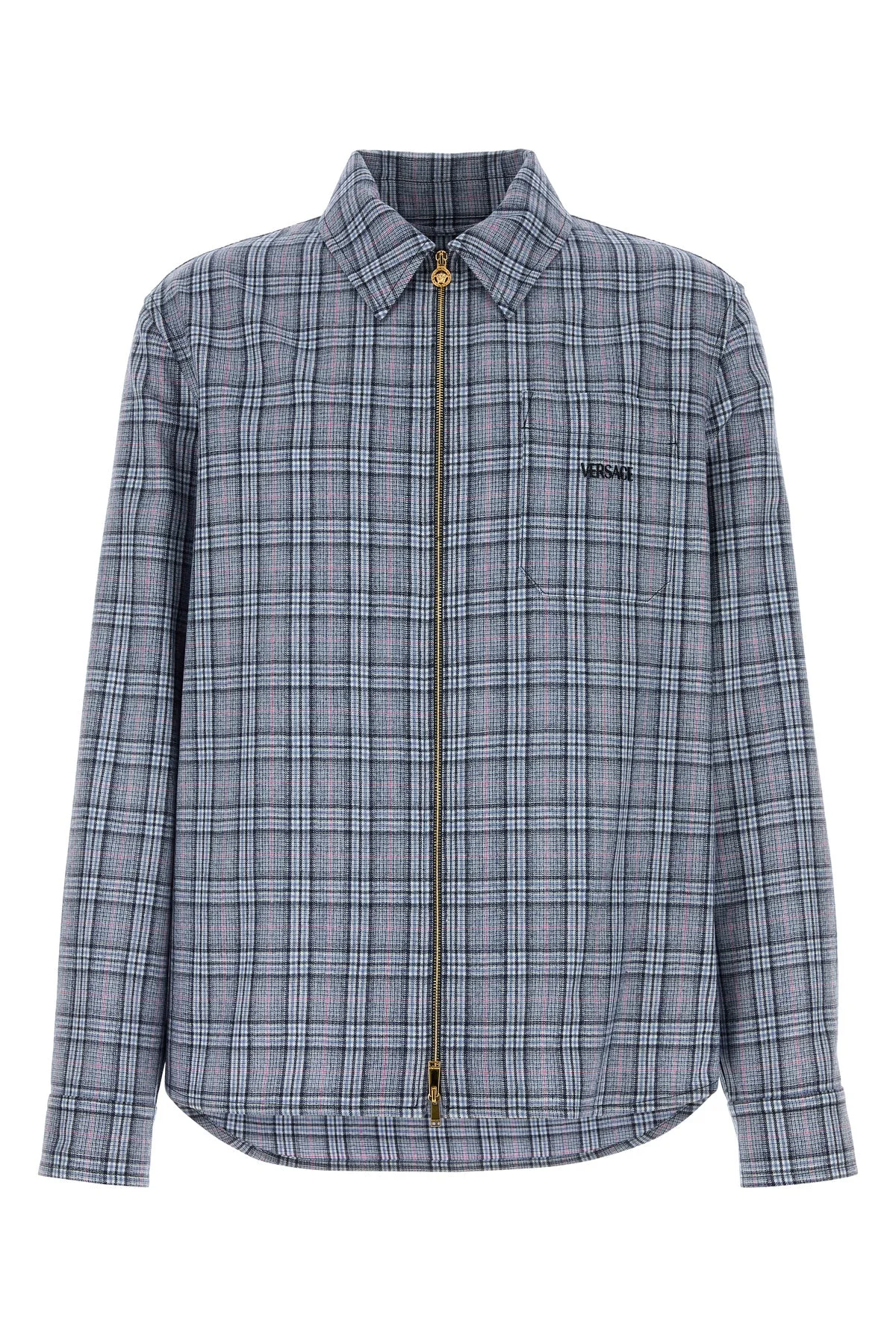 Embroidered wool shirt - 1