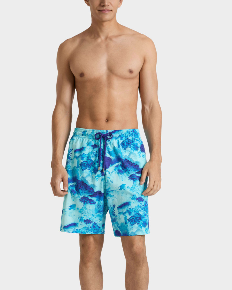 Vilebrequin MEN LONG STRETCH SWIM TRUNKS CORAL REEF outlook