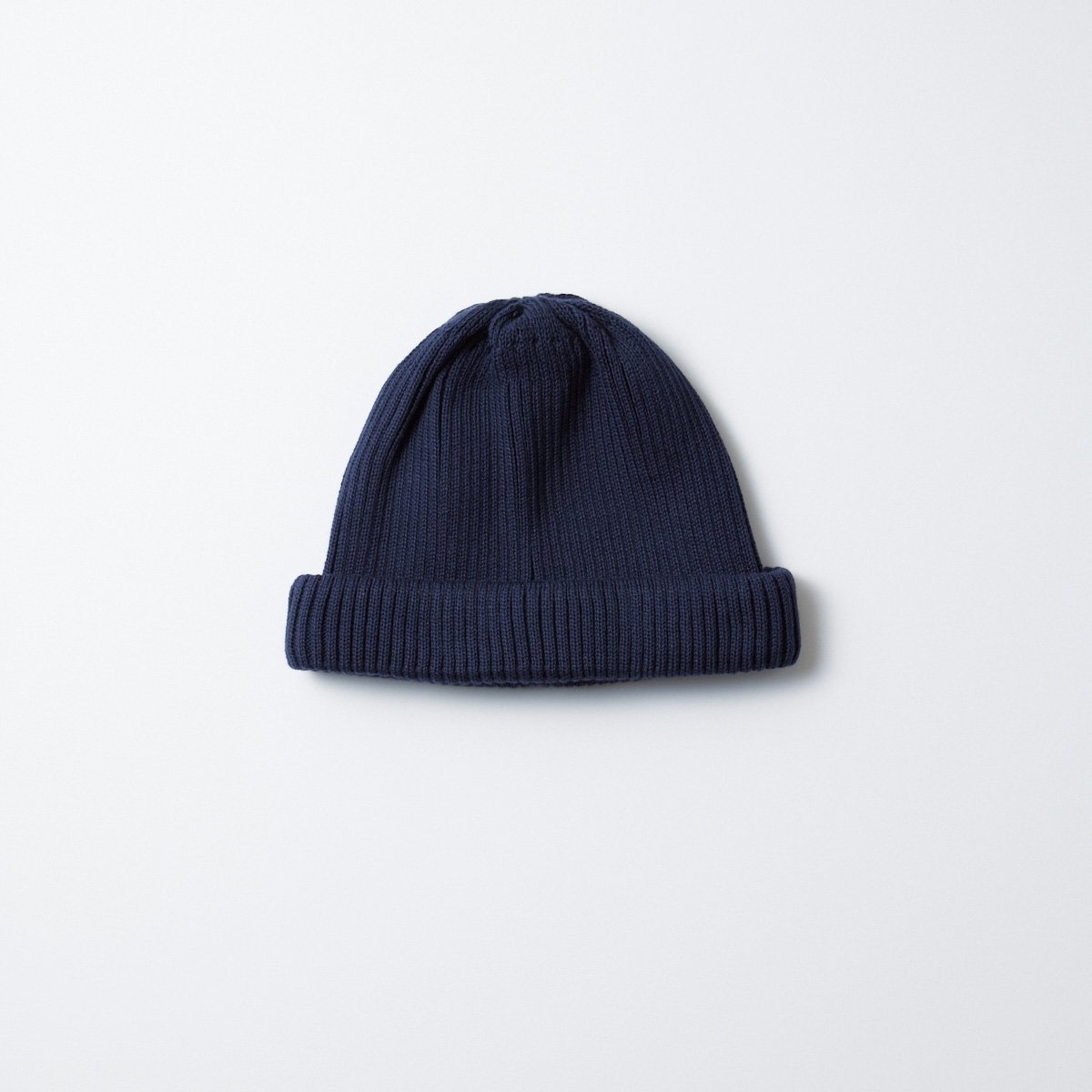 ROT-5021-NAV ROTOTO - Cotton Roll Up Hat - Navy Blue - 1