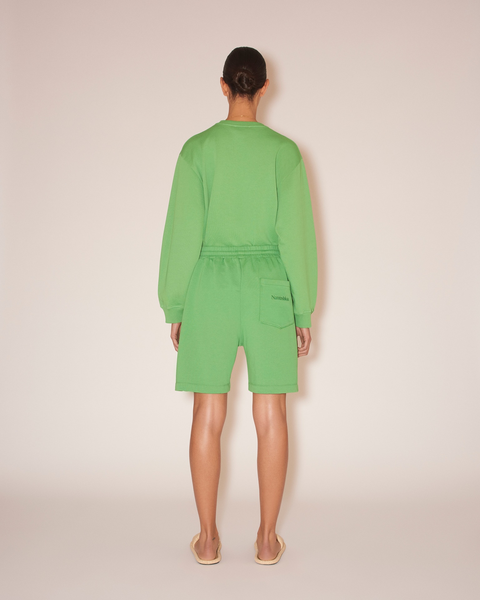 DOXXI - Organic cotton shorts - Green - 4