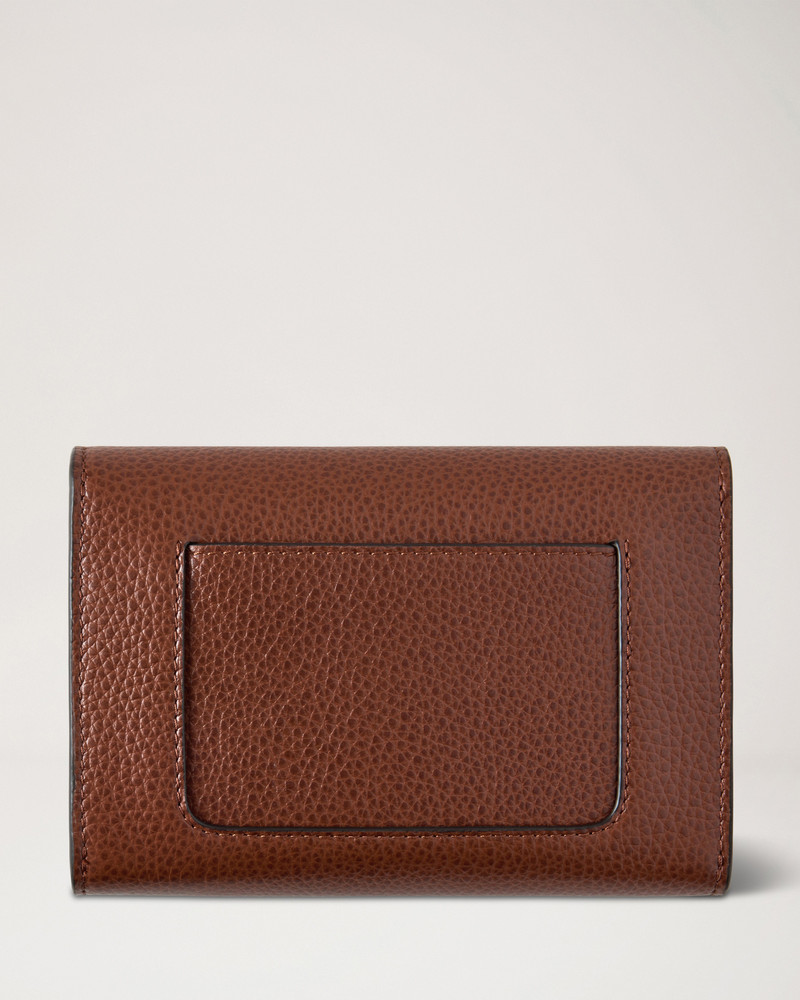 Press Stud Wallet Oak Two-Tone Small Classic Grain 3