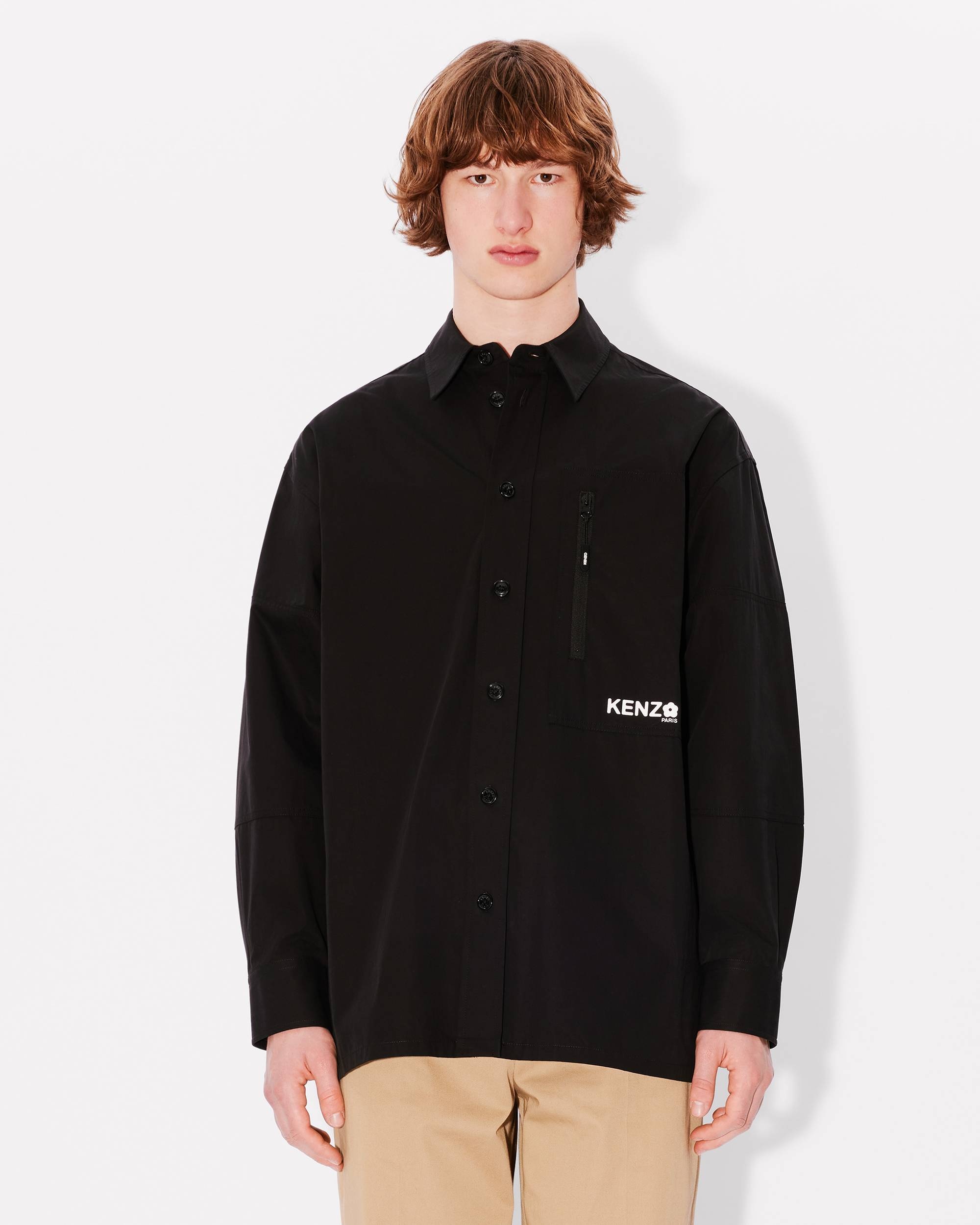 'Boke Flower 2.0' oversized shirt - 3