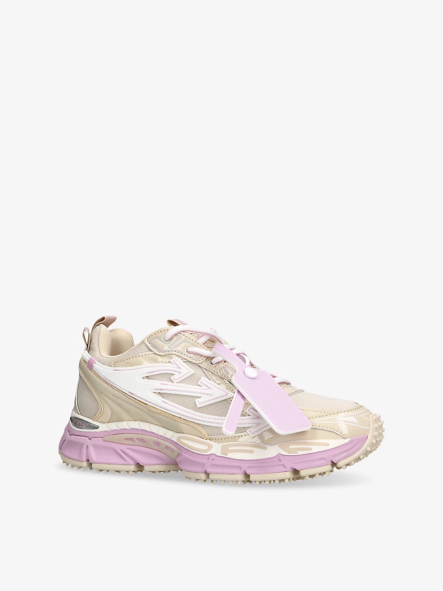 Be Right Back Mixed-Textile Low-Top Trainers - 3