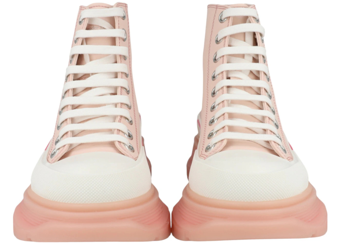 Alexander McQueen Tread Slick Boot Pale Peach (Women's) - 5