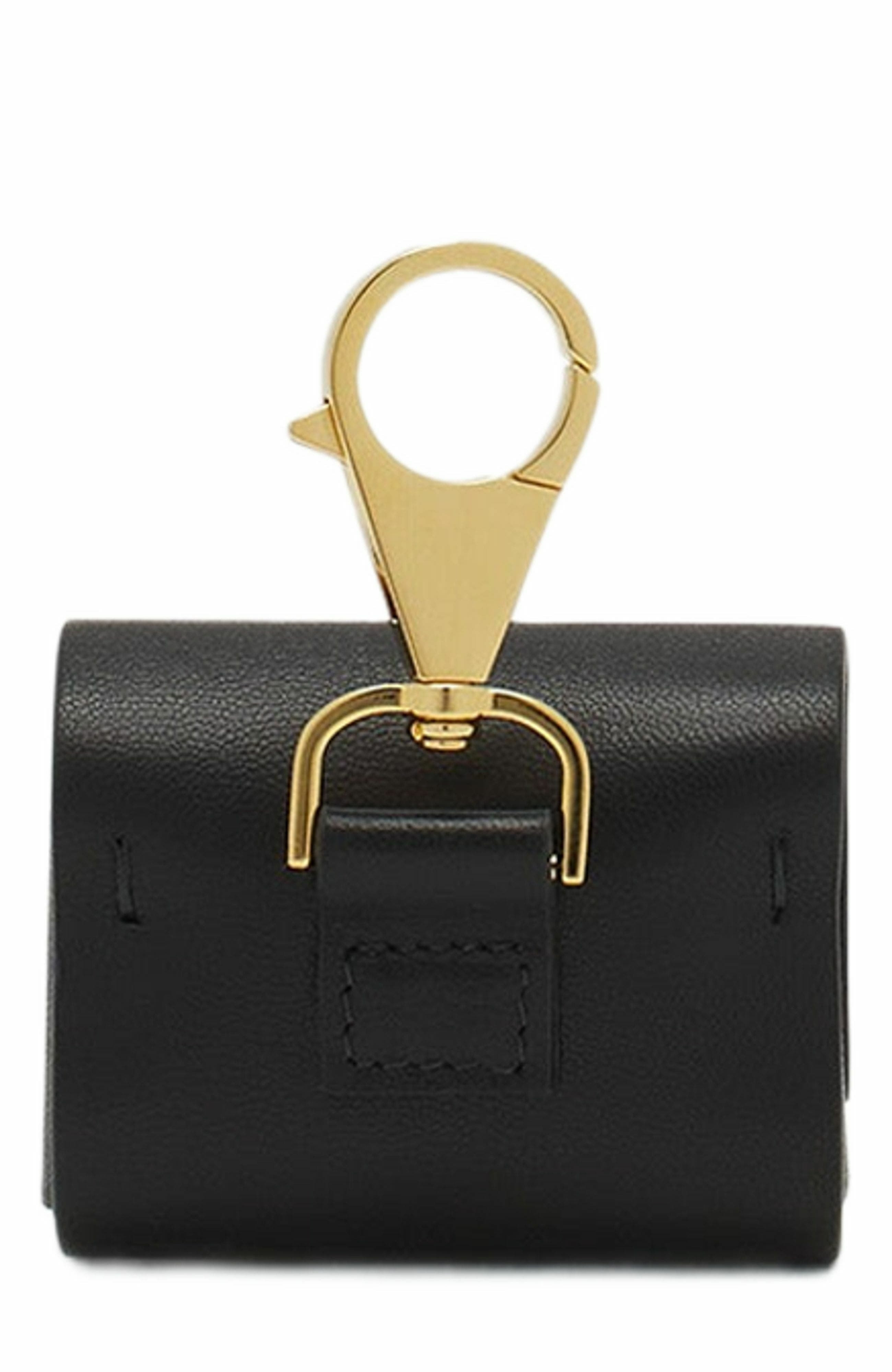 Lanvin Signature Leather Case For Airpods Pro in Black at Nordstrom - 3