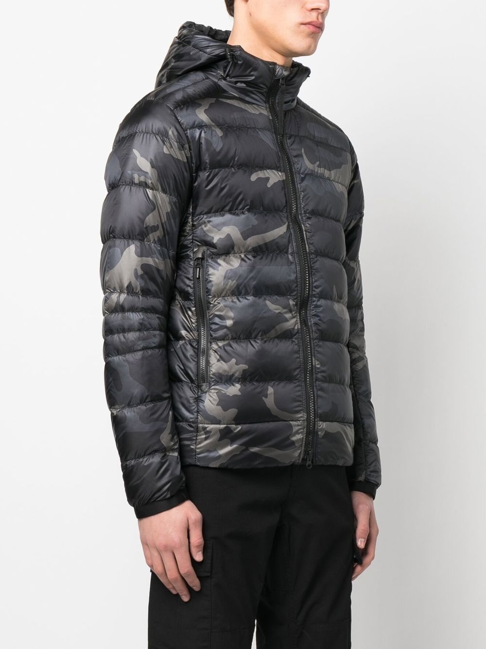 Crofton logo-patch padded jacket - 3