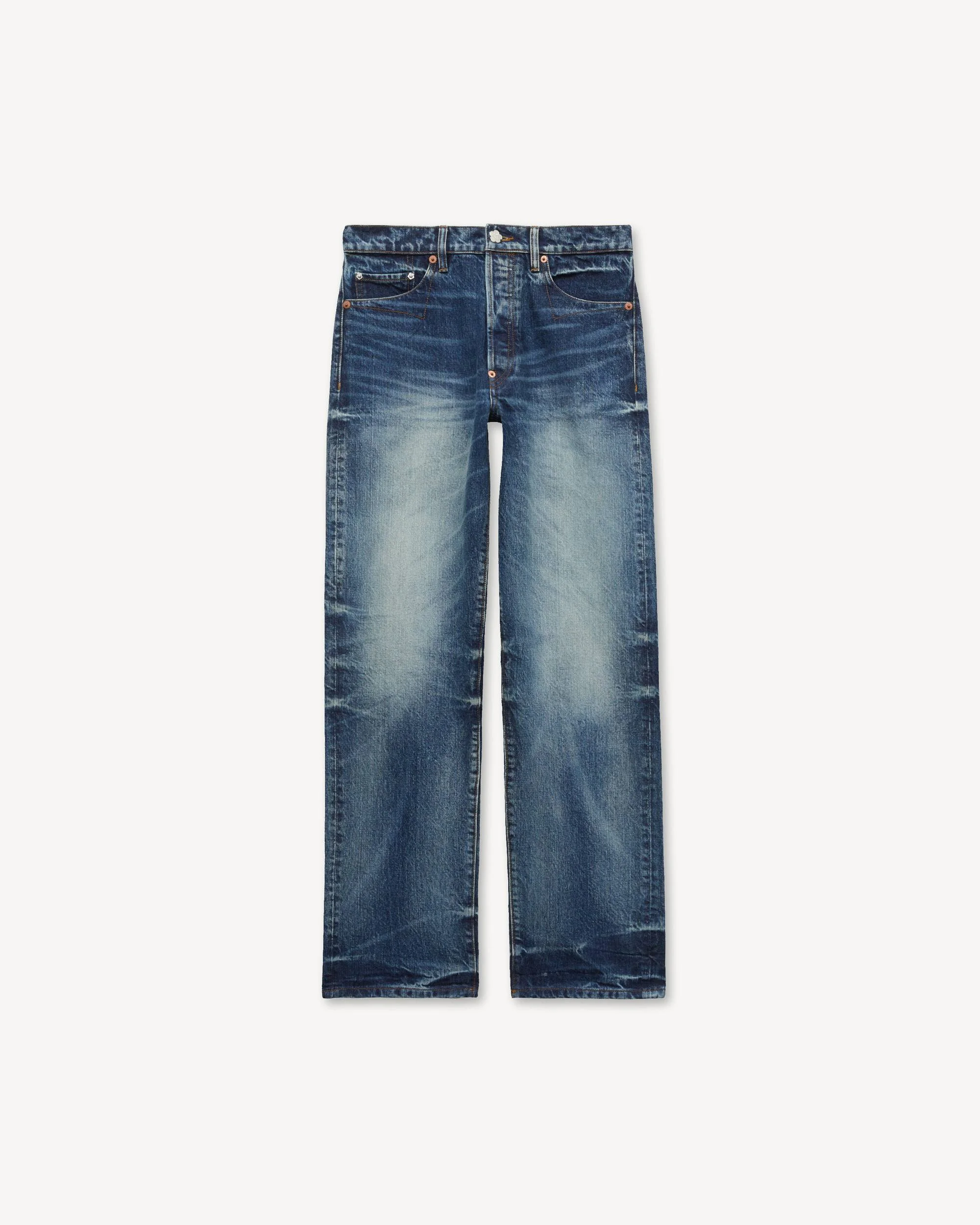 'KENZO Tulip' straight pants in japanese denim - 1