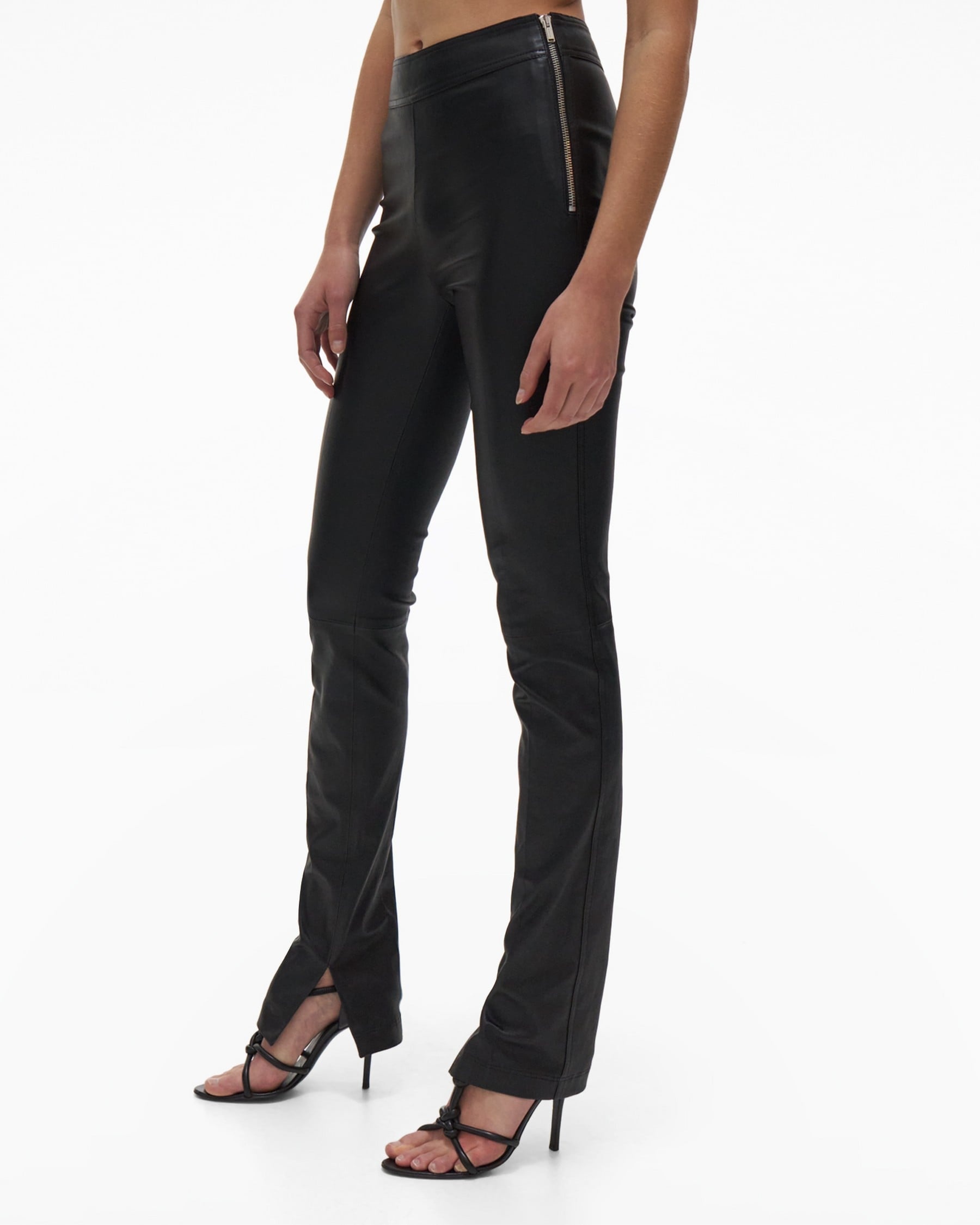 CORE SLIT LEATHER PANT - 5