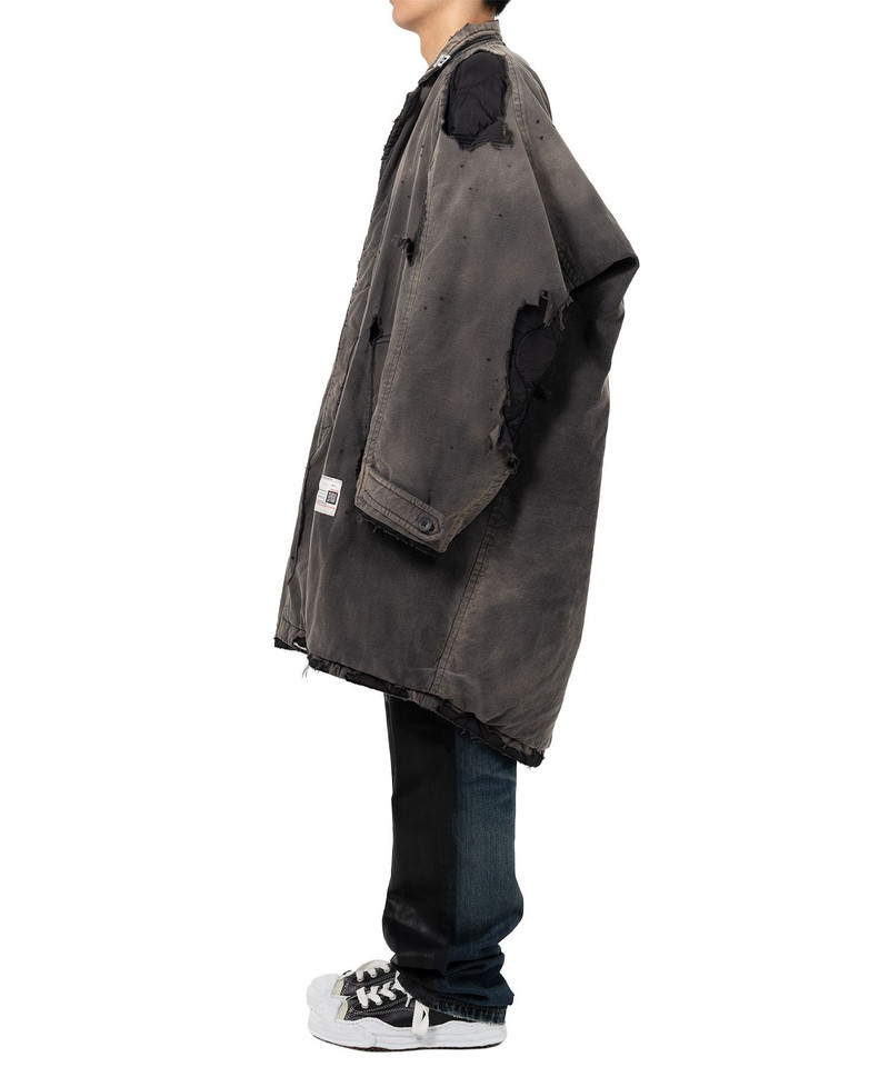 Distressed Balmacaan Coat 4
