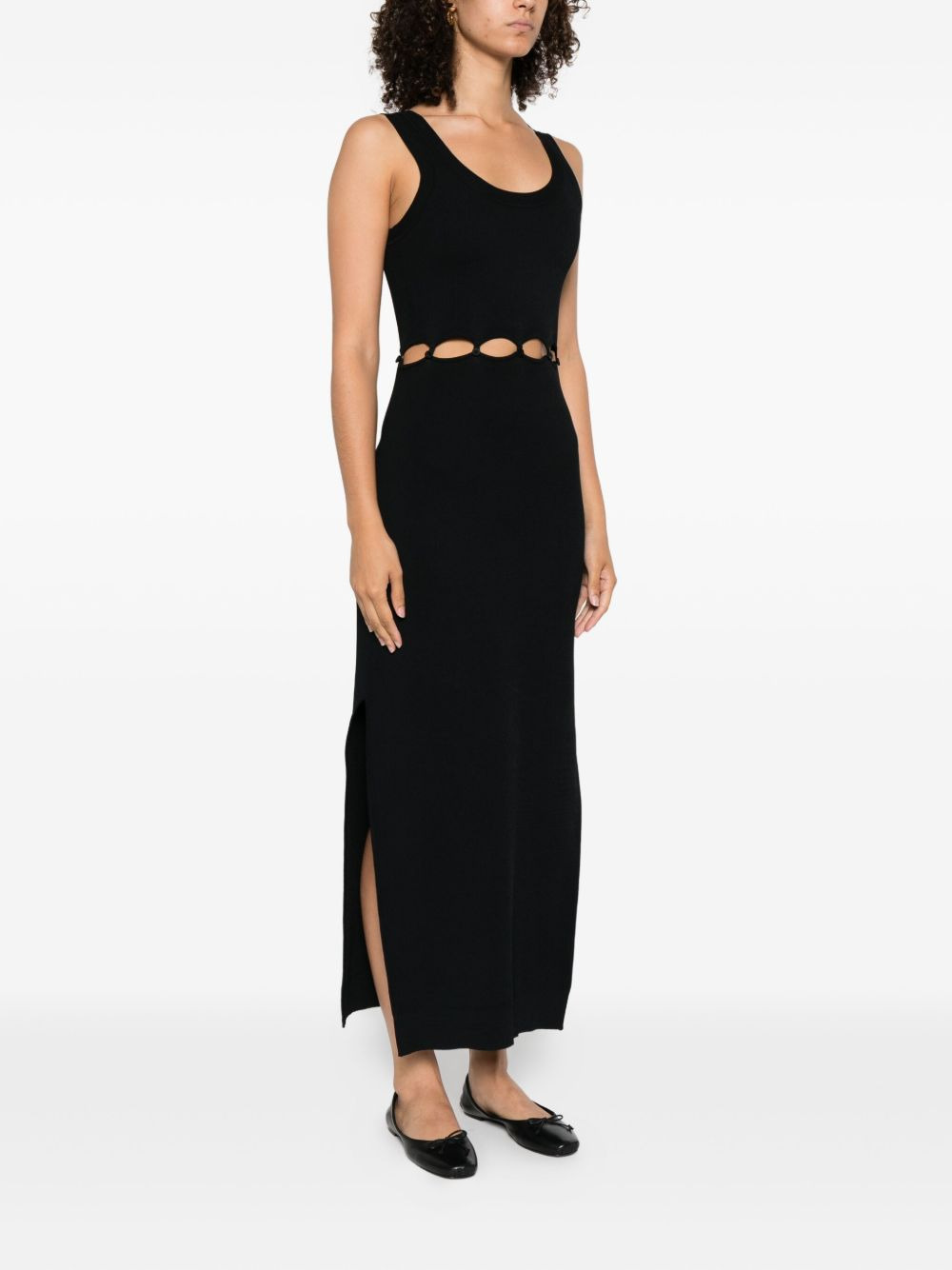 cut-out maxi dress - 3