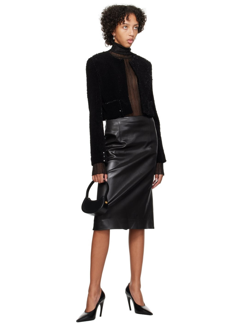 RECTO Black Sequin Blazer outlook