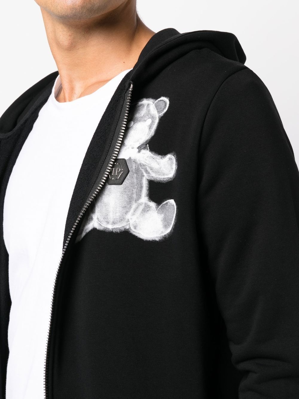 teddy-print hooded tracksuit - 5