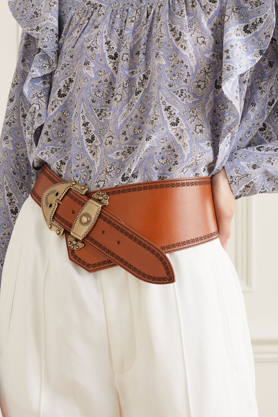 Isabel Marant Liko asymmetric leather belt outlook