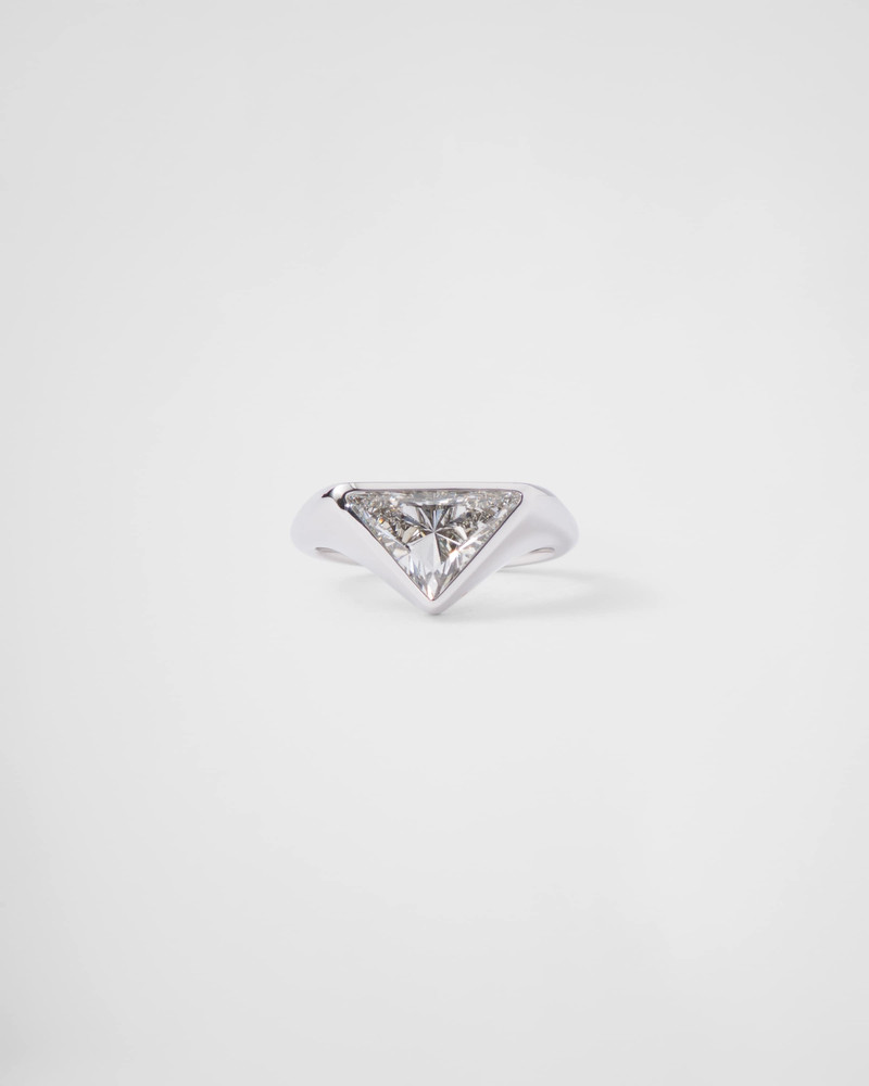 Eternal Gold ring in white gold with laboratory-grown diamond 1