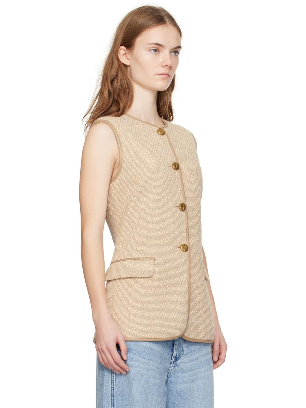 Beige Bartlet Vest - 2