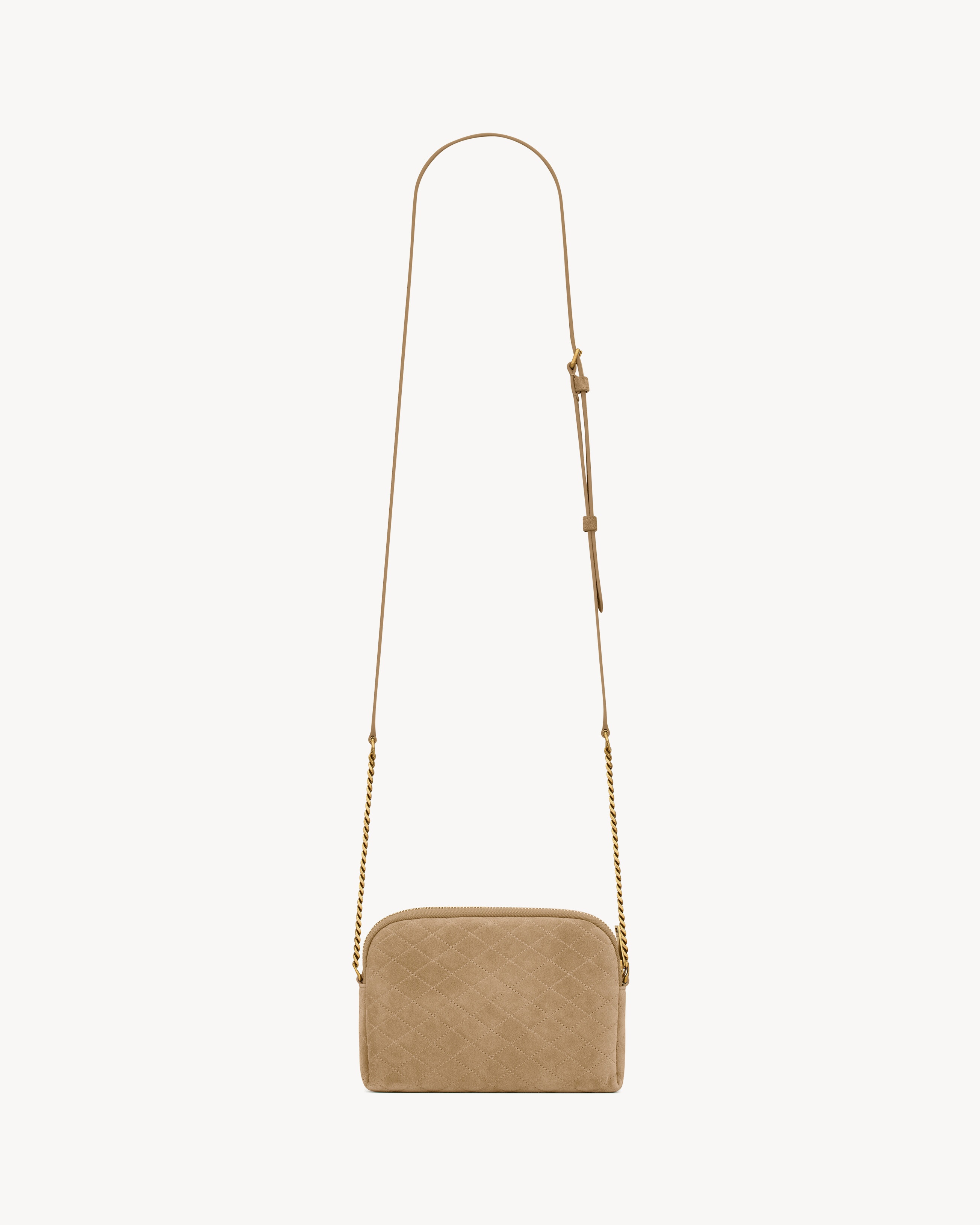 GABY ZIPPED POUCH IN SUEDE - 2