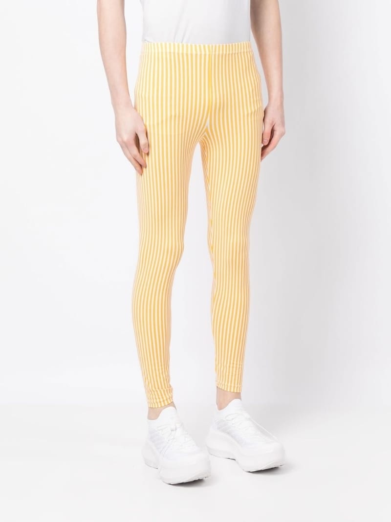 vertical-stripe leggings - 3