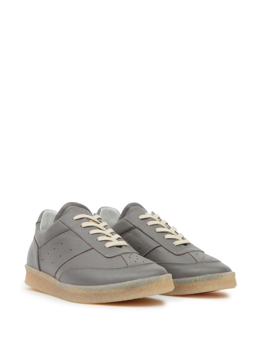 【関税&送料込】Mm6 Maison Margiela Grey Suede And Mesh Snea MM6 Maison Margiela Anatomic Sneakers | Grey | FARFETCH