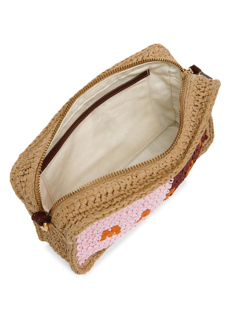 Men's Logo Woven Camera Bag - Pompei Wild Cherry Carrot Rose 3