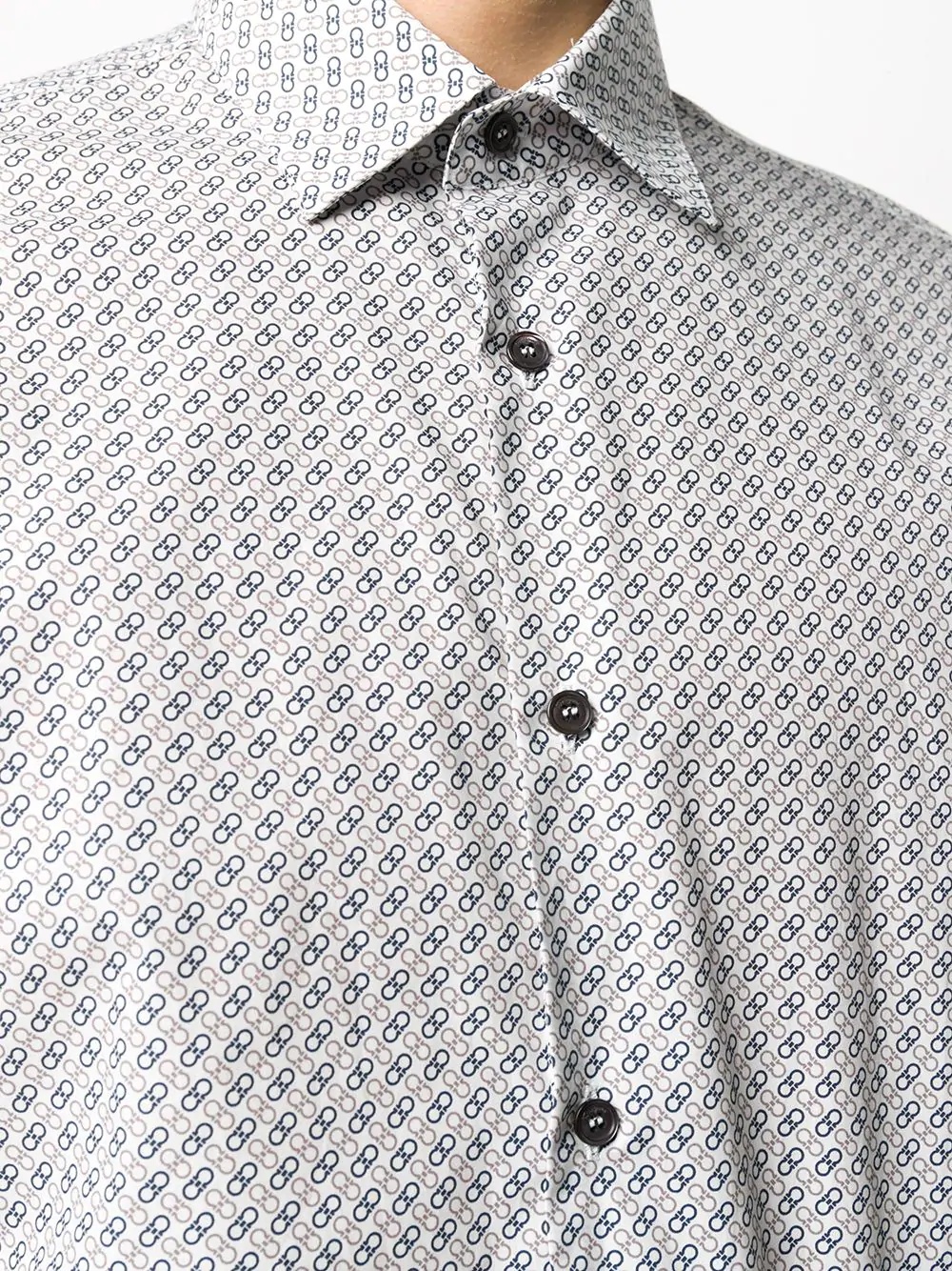 Gancini print shirt - 5