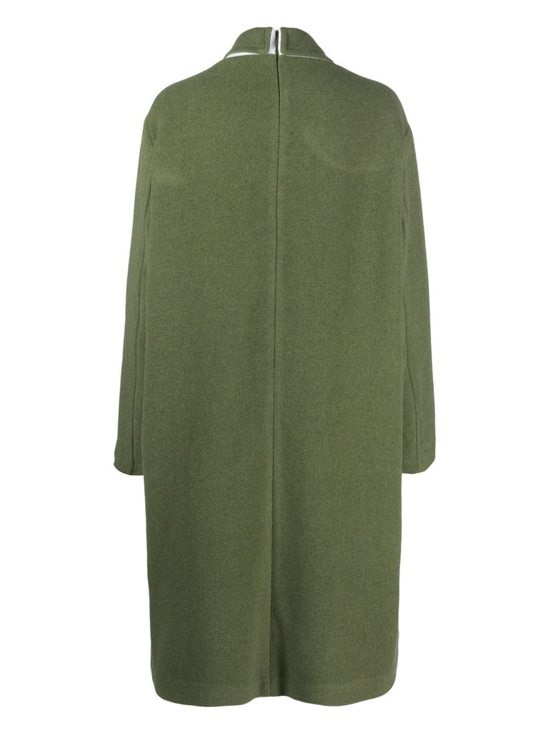 N°21 single-breasted wool blend coat outlook